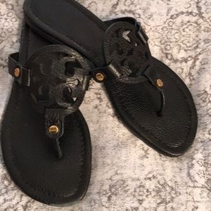 Tory Burch Miller Sandals Black size 7